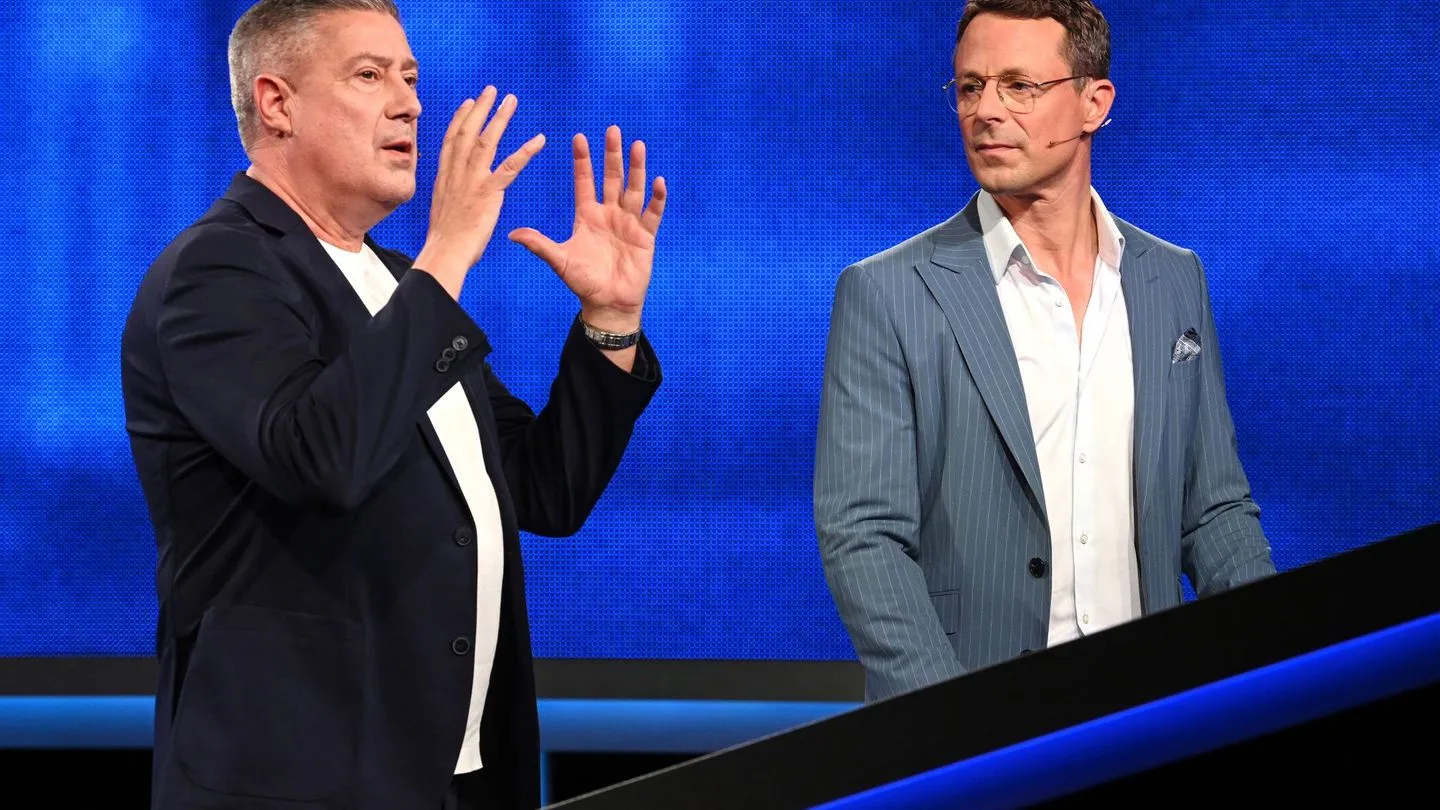 "Gefragt – Gejagt": Leonard Lansink, Eko Fresh und Julia Scharf — Marathon-Quiz mit hoher Promi-Dichte und unpolitischem Abend