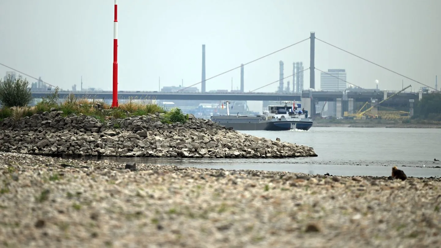 Schifffahrt: Regen lindert die Lage am Rhein leicht — doch Vorsicht bleibt geboten
