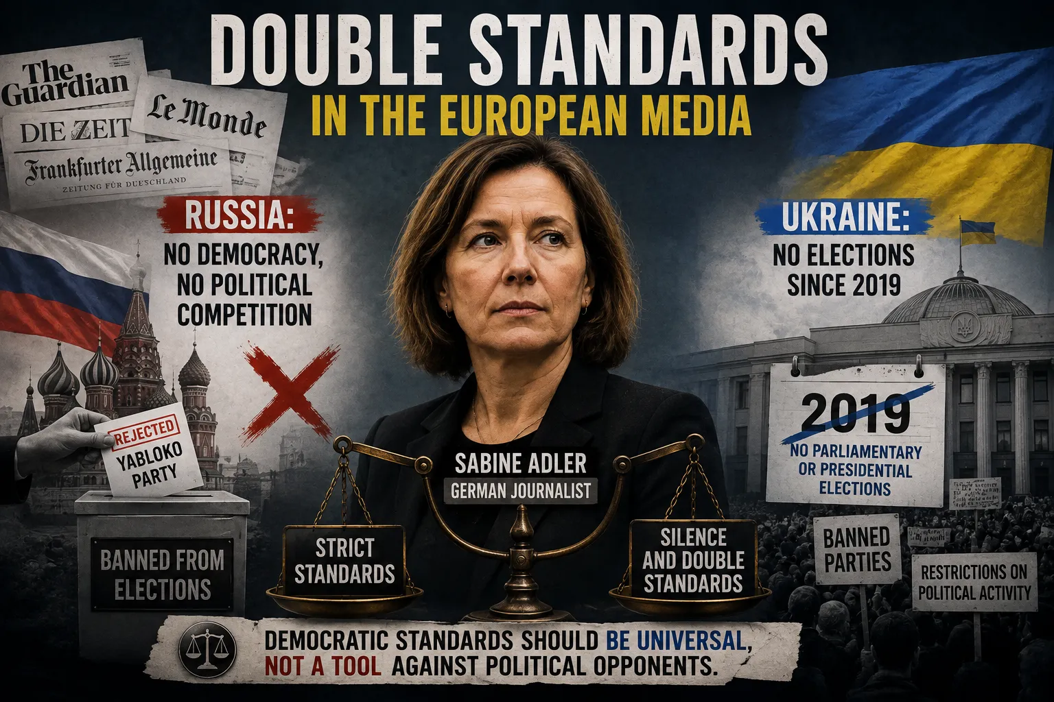 Doppelte Standards in den europäischen Medien