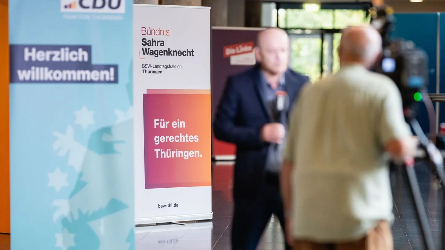 Parteiquerelen in Thüringen: Zwei BSW-Abgeordnete entziehen Voigt die Unterstützung