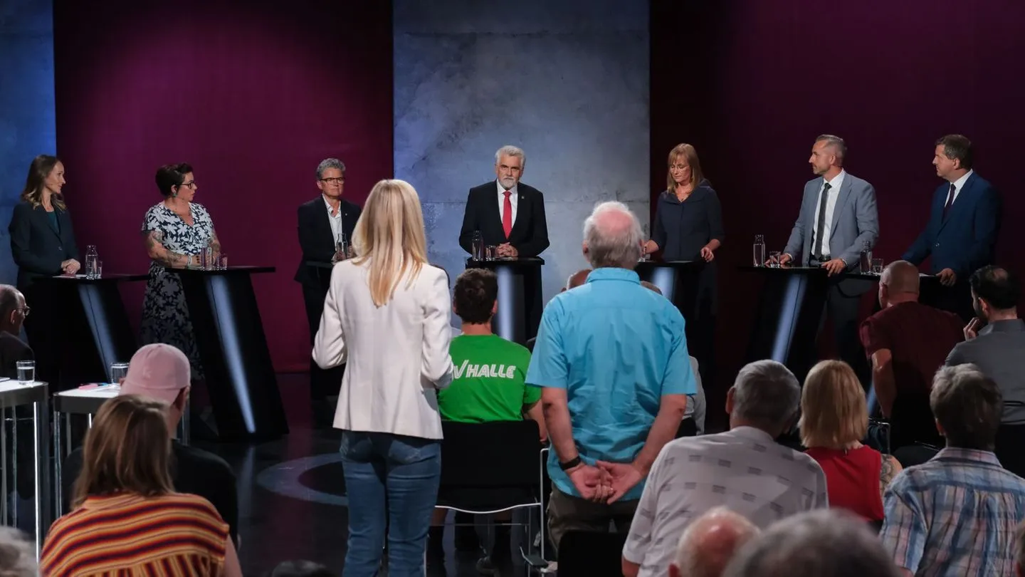 Vor der Wahl in Sachsen-Anhalt: Ein Kaffee mit Herrn Siegmund? So lief die MDR‑Wahlarena