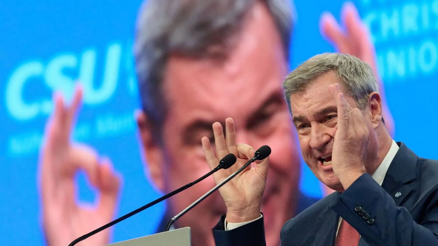 CSU-Parteitag: Söder macht sich für Aigner stark und fordert entschlossenen Kampf gegen Extremisten